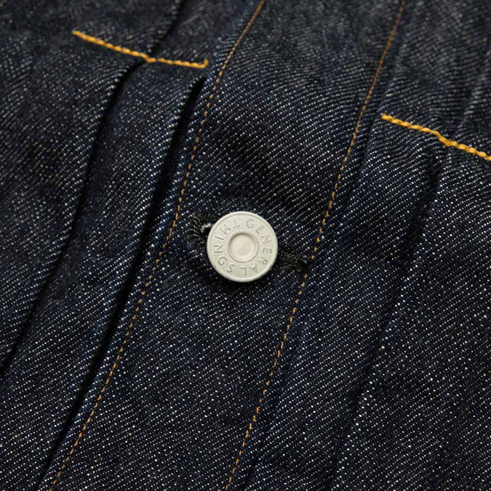 GENERAL THINGS - 2 Pockets Solid Denim Jacket - 7110