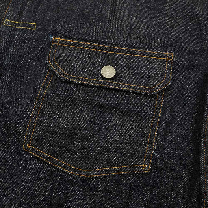 SUGAR CANE - 13.5oz. DENIM BLOUSE 1936 MODEL - T-BACK - SC11936T