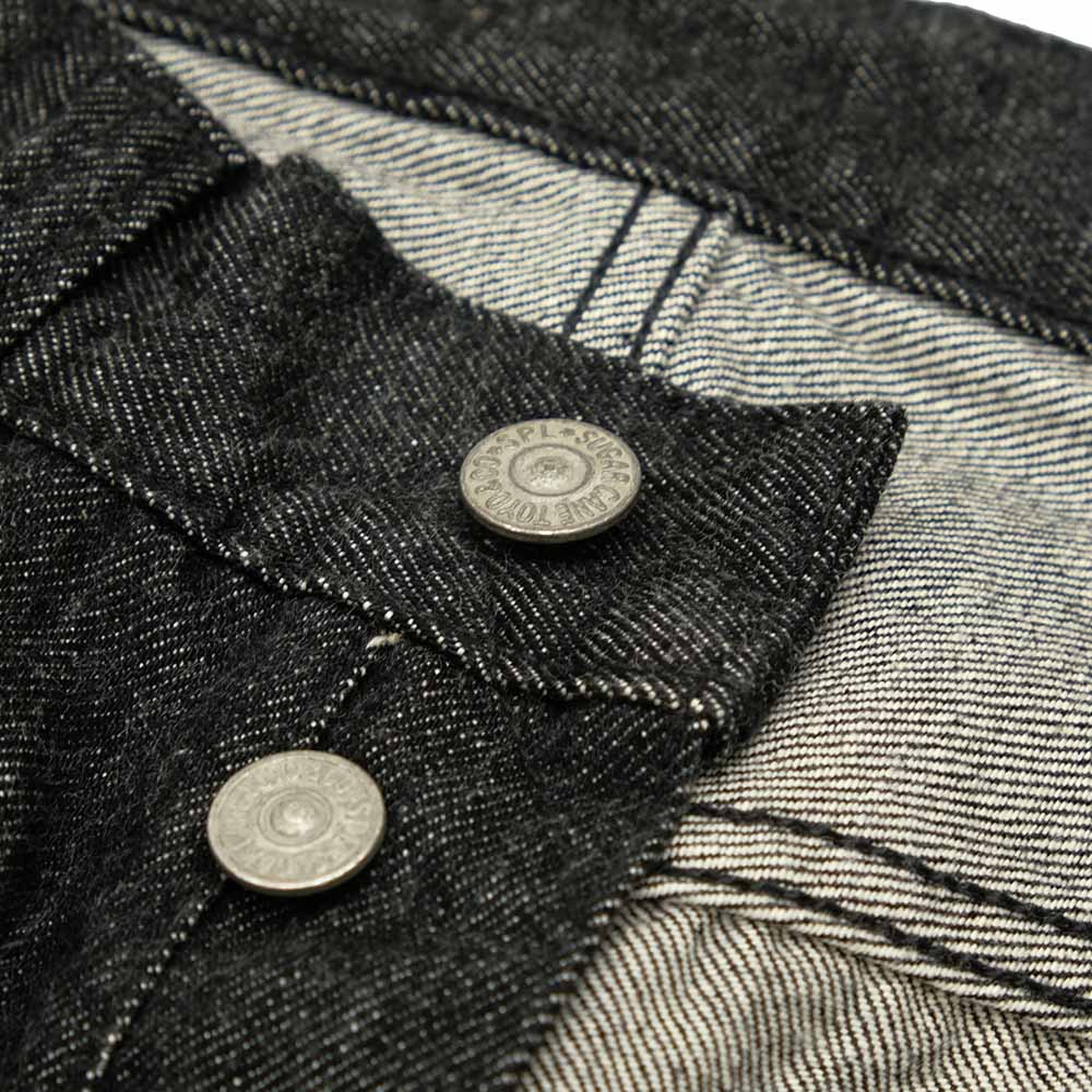 Sugar Cane - 14.25oz. BLACK DENIM - 1947 MODEL - (REGULAR STRAIGHT) - SC42460