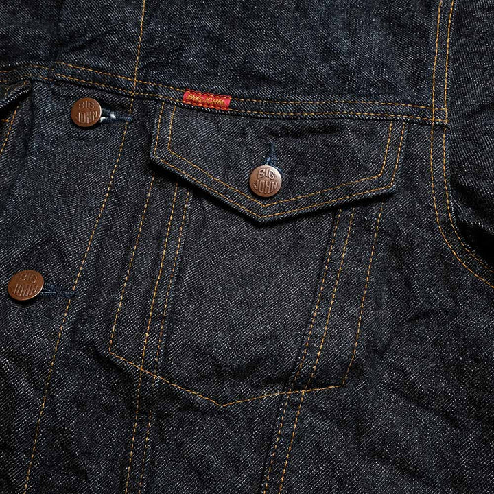 BIG JOHN - ISHIKAWADAI DENIM TRUCKER JACKET - S6953W