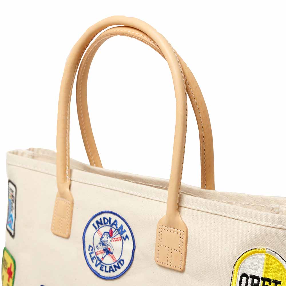 HERITAGE LEATHER CO. - VINTAGE PATCH DAY TOTE - HLC-9212
