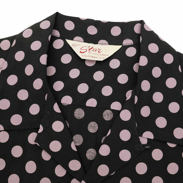 STAR OF HOLLYWOOD - HIGH DENSITY RAYON OPEN SHIRT - POLKA DOT - SH39316