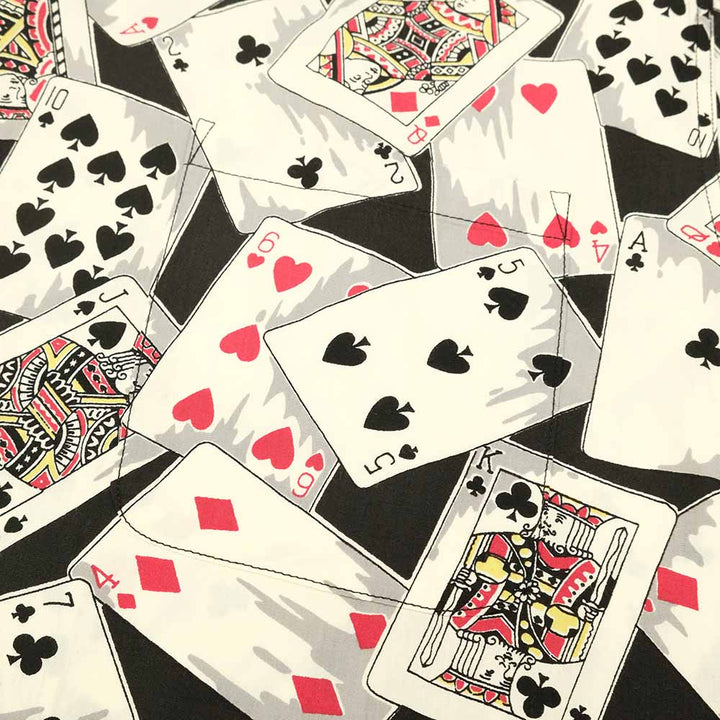 STAR OF HOLLYWOOD - TYPEWRITER COTTON OPEN SHIRT - PLAYING CARDS - SH39496