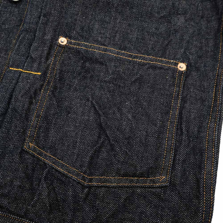 GENERAL THINGS - 2 Pockets Solid Denim Jacket - 7110