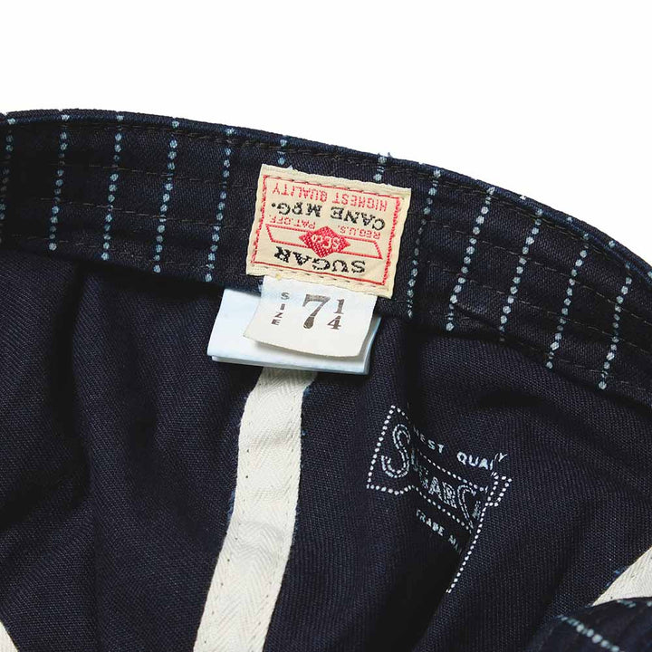 Sugar Cane - Wabash Stripe Applejack Cap - SC02070