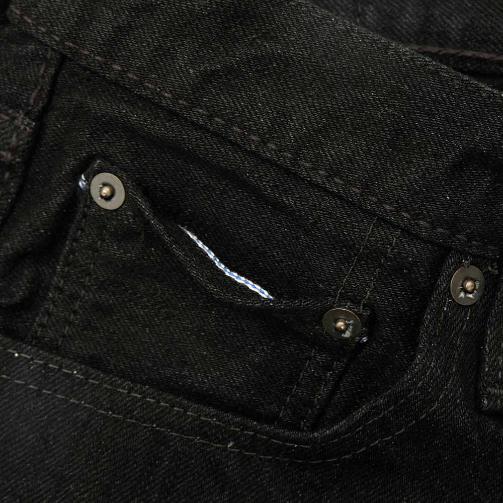 Pure Blue Japan - 14oz. Double Black Denim - Relaxed Tapered - XX-019-BK