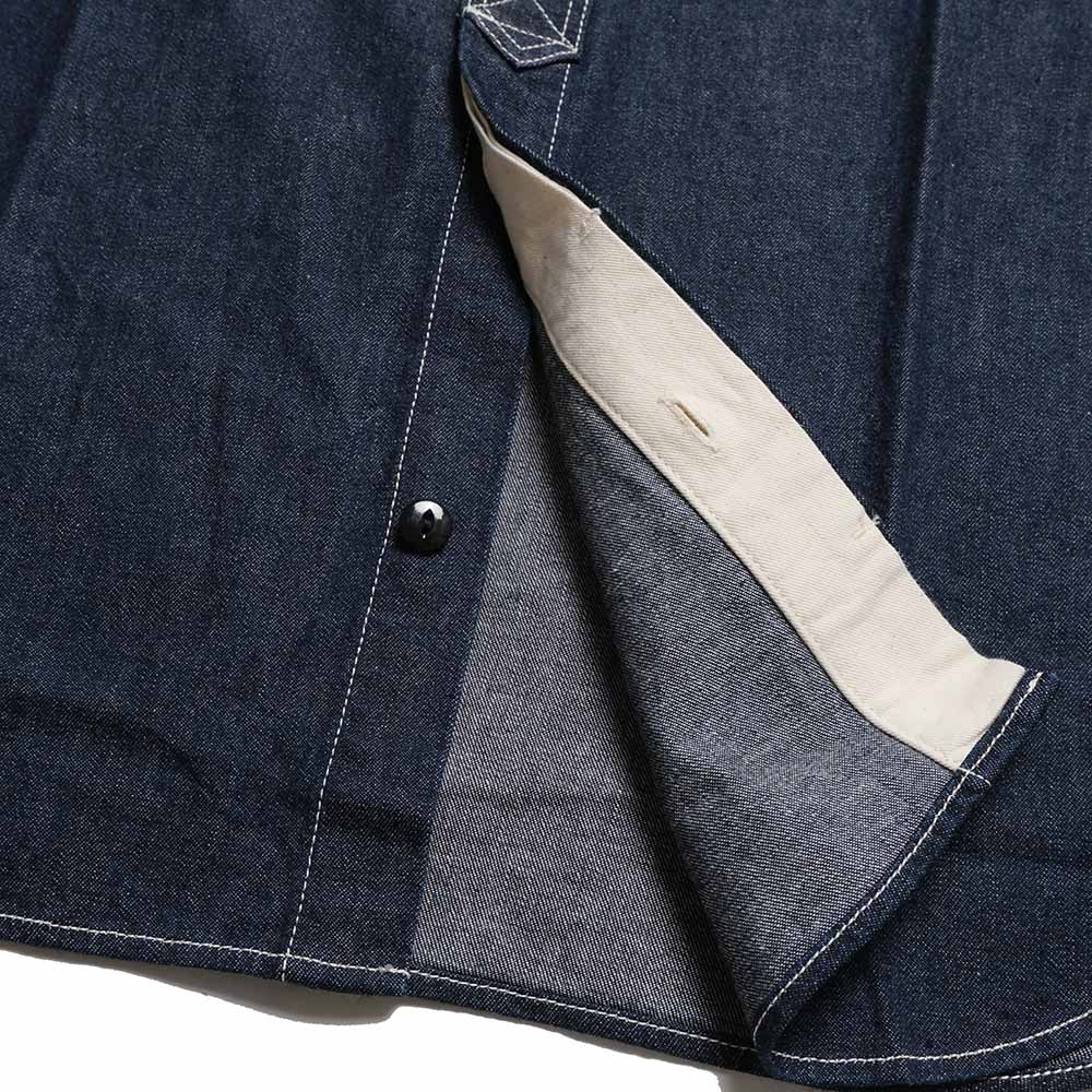 STUDIO D’ARTISAN & SA. - DENIM S/S WORK SHIRT - 5333B-S