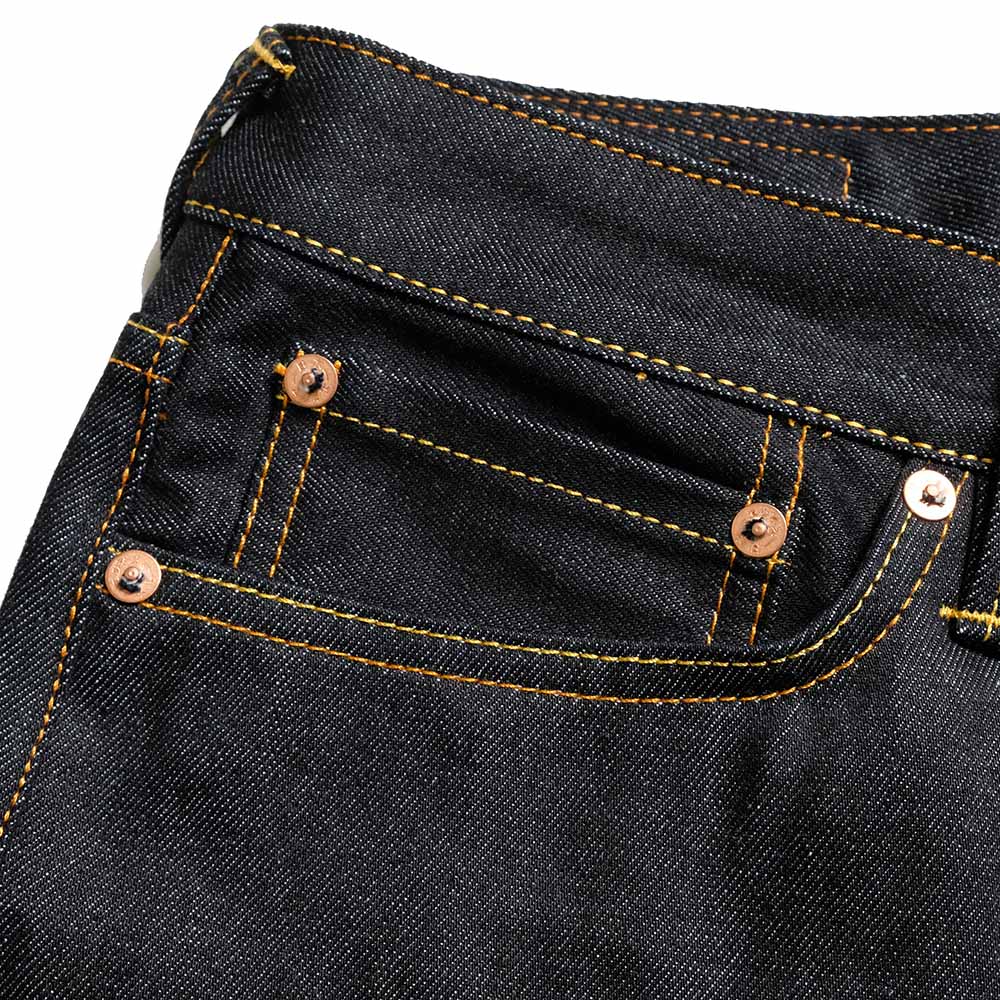 EVISU - #2017 - Ecru Seagull Print Taper Fit Jeans - 5JE1250