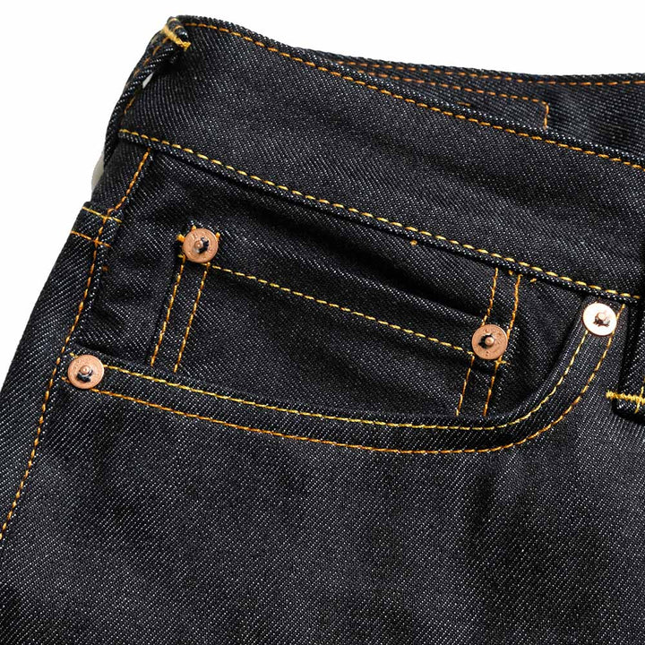 EVISU - #2017 - Ecru Seagull Print Taper Fit Jeans - 5JE1250