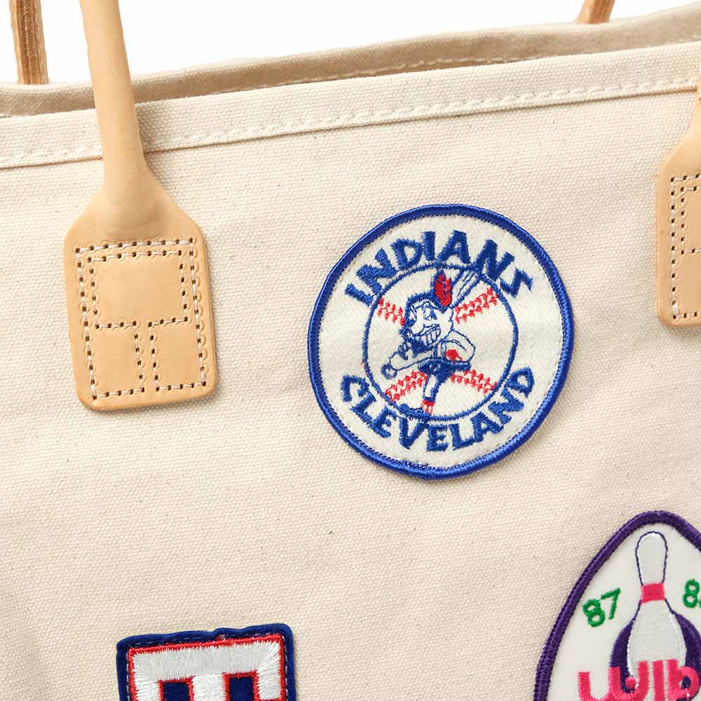 HERITAGE LEATHER CO. - VINTAGE PATCH DAY TOTE - HLC-9212