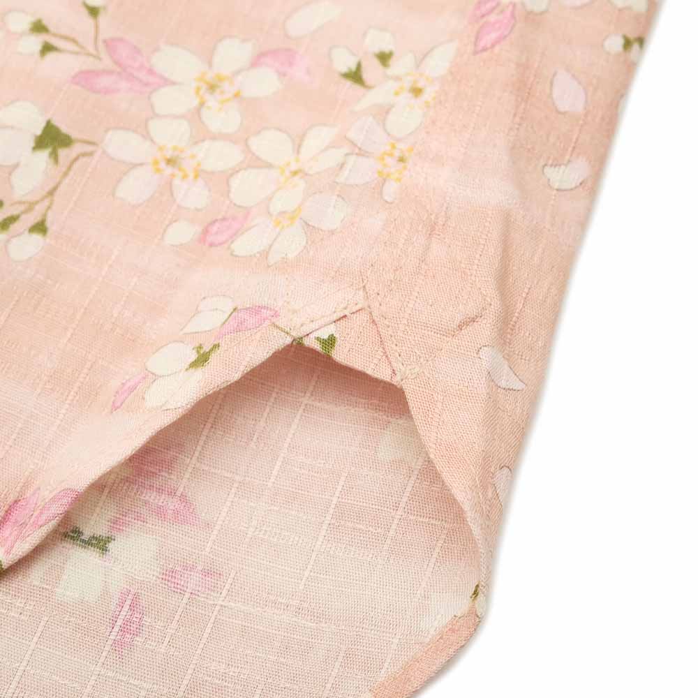 衣櫻 - サザンクロス素材 - 長袖レギュラーシャツ - 霞舞桜 - SA1662