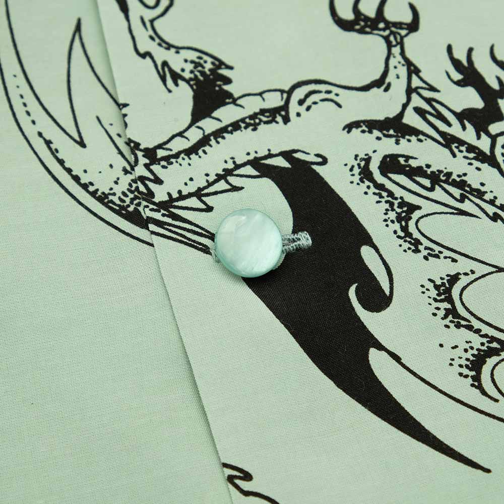 STAR OF HOLLYWOOD × VINCE RAY - HIGH DENSITY RAYON OPEN SHIRT - RETURN OF THE DRAGON - SH39309