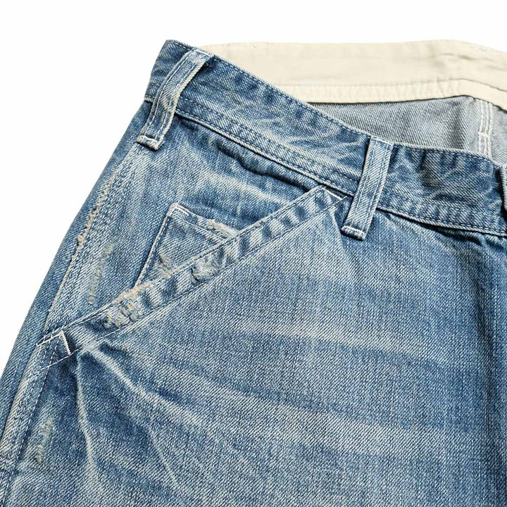 UNIVERSAL OVERALL - PAINTER PANTS - VINTAGE LIGHT WASH - HT2433601-B