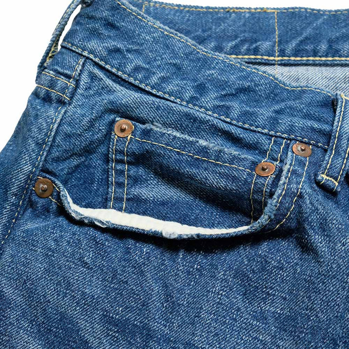 REMI RELIEF - 13oz 1954XX DENIM PT - USED BLUE - RN30389040