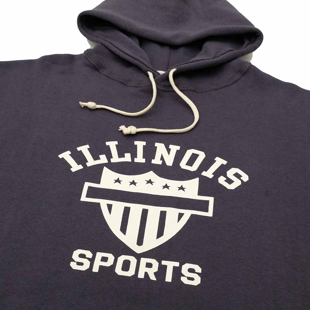 WAREHOUSE - Lot. 450 SET-IN HOODIE - ILLINOIS - 450ILL-25
