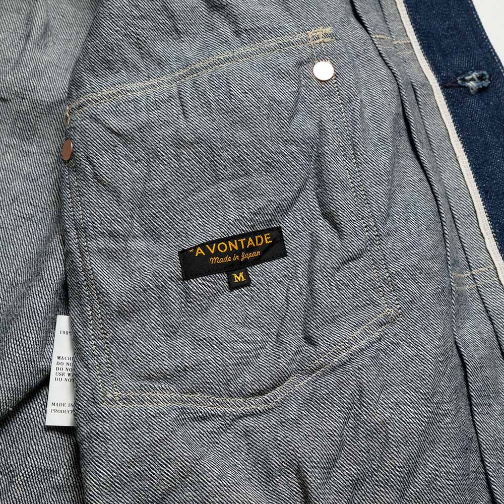 A VONTADE - No.2 Denim Blouse - One Washed - VTD-0560XX