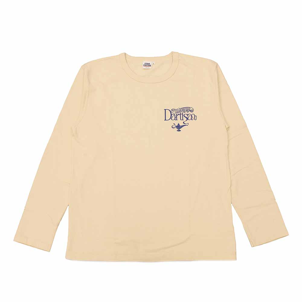 STUDIO D’ARTISAN - PRINT L/S T-SHIRT - GENIE DENIM - 8195A