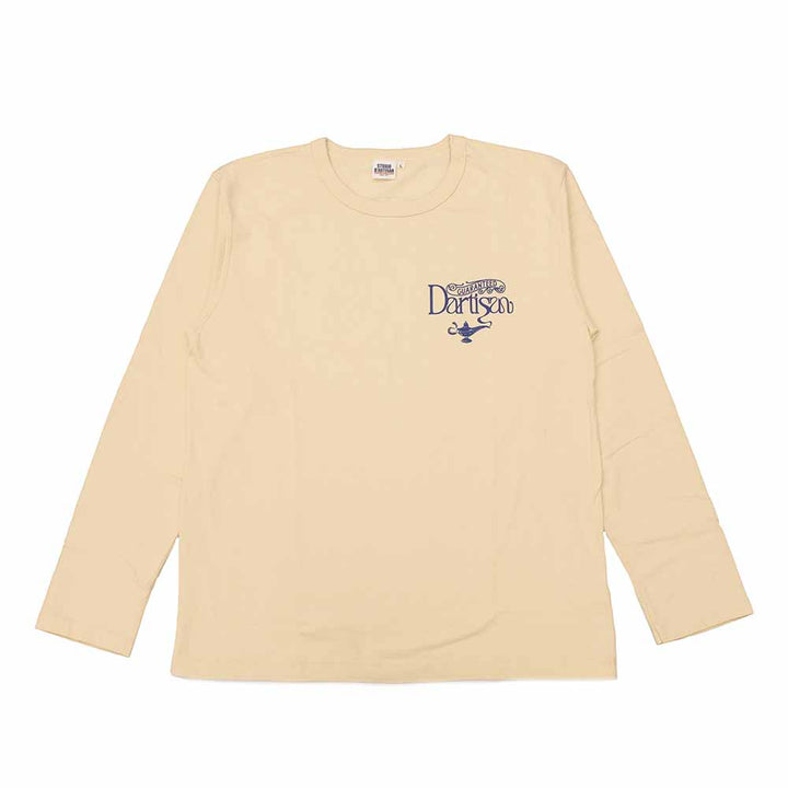 STUDIO D’ARTISAN - PRINT L/S T-SHIRT - GENIE DENIM - 8195A