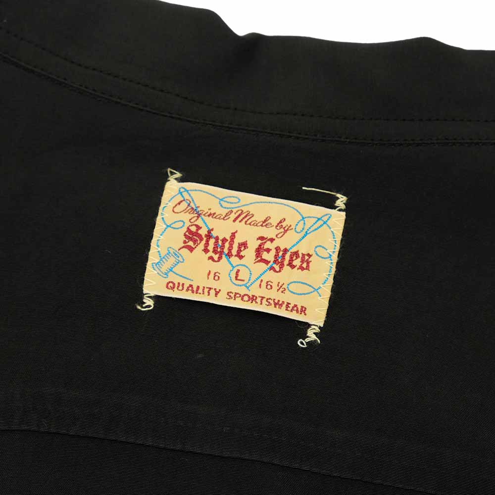 STYLE EYES - PLAIN WEAVE RAYON BOWLING S/S SHIRT - I.FA - SE39457