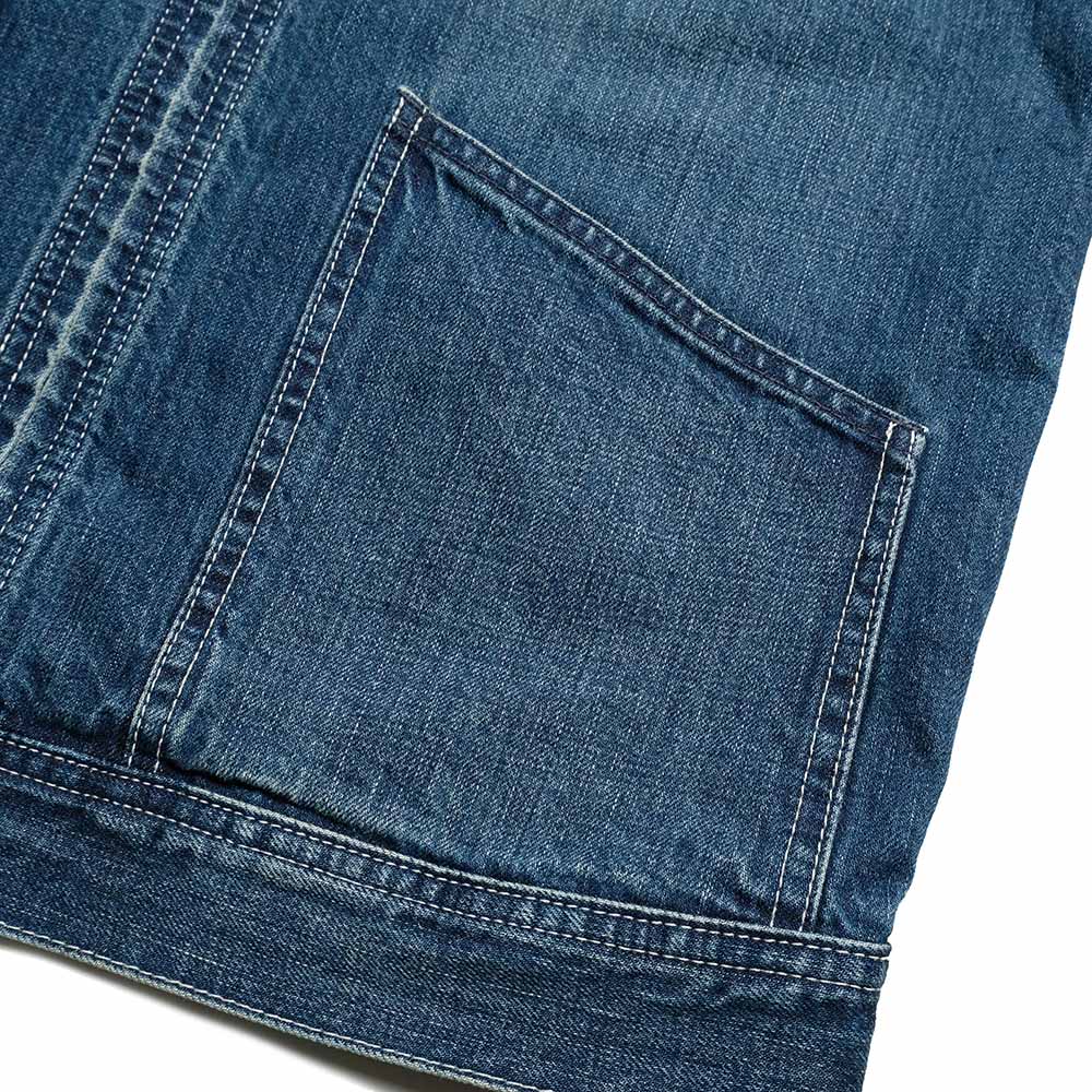 UNIVERSAL OVERALL - ZIP UP JAKCET - VINTAGE DARK WASH - HT2611430