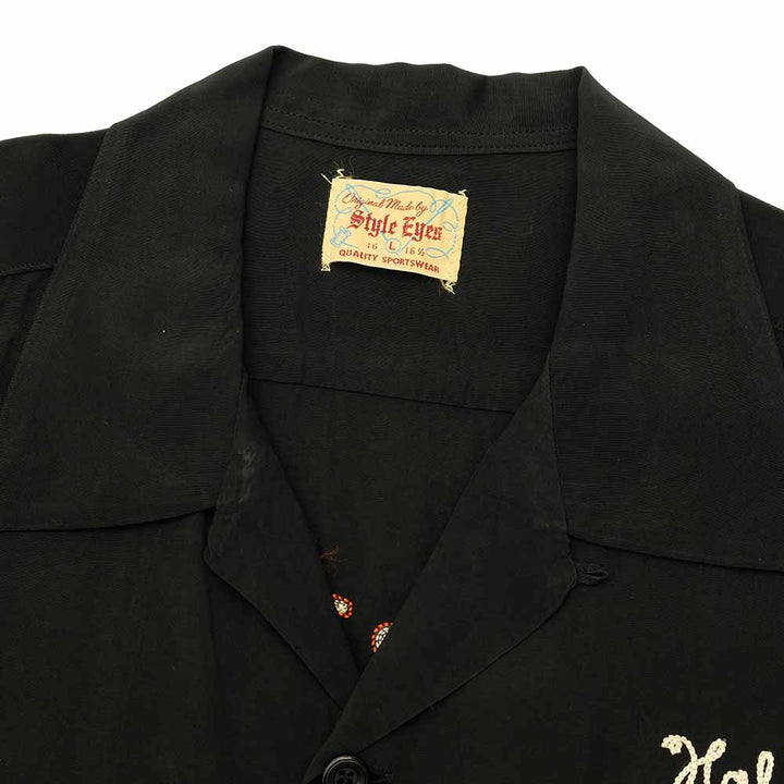 STYLE EYES - RAYON BOWLING SHIRT - CUSTOM BODY SHOP - SE39261