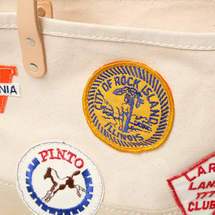 HERITAGE LEATHER CO. - VINTAGE PATCH MINI TOTE - HLC-9213