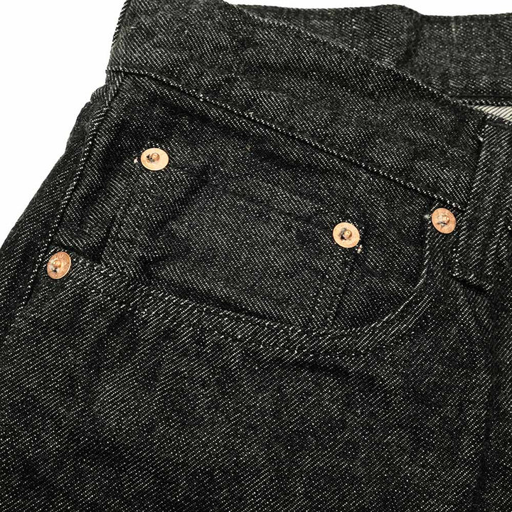 Sugar Cane - 14.25oz. BLACK DENIM - 1947 MODEL - (REGULAR STRAIGHT) - SC42460