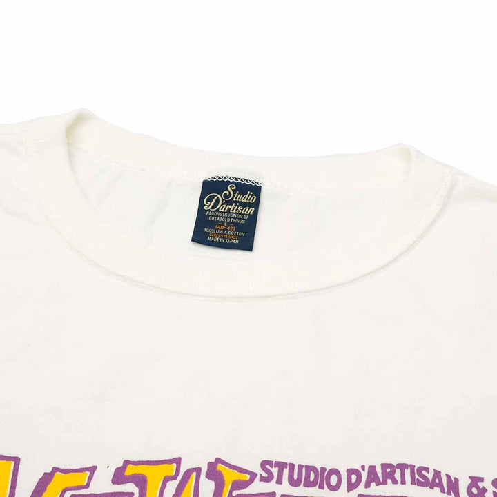 STUDIO D’ARTISAN - USA COTTON T-SHIRT - SOMEWHERE - 8181B