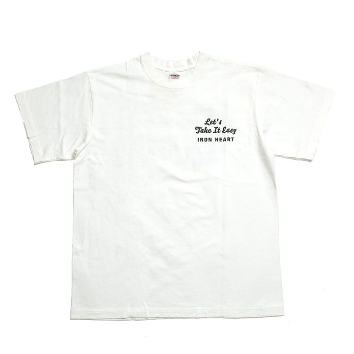 IRON HEART - 7.5oz HEAVY BODY PRINT TEE - Old Sign柄 - IHT-2404