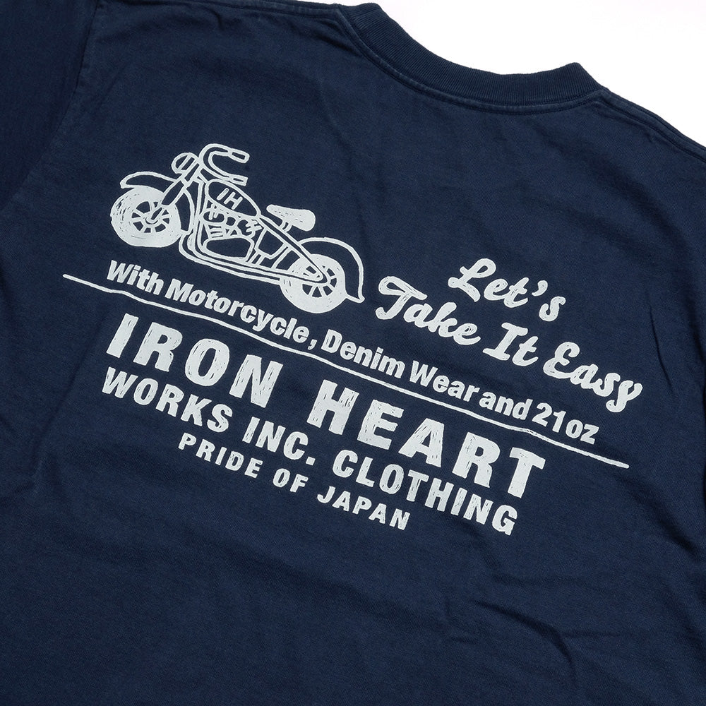 IRON HEART - 7.5oz HEAVY BODY PRINT TEE - Old Sign柄 - IHT-2404