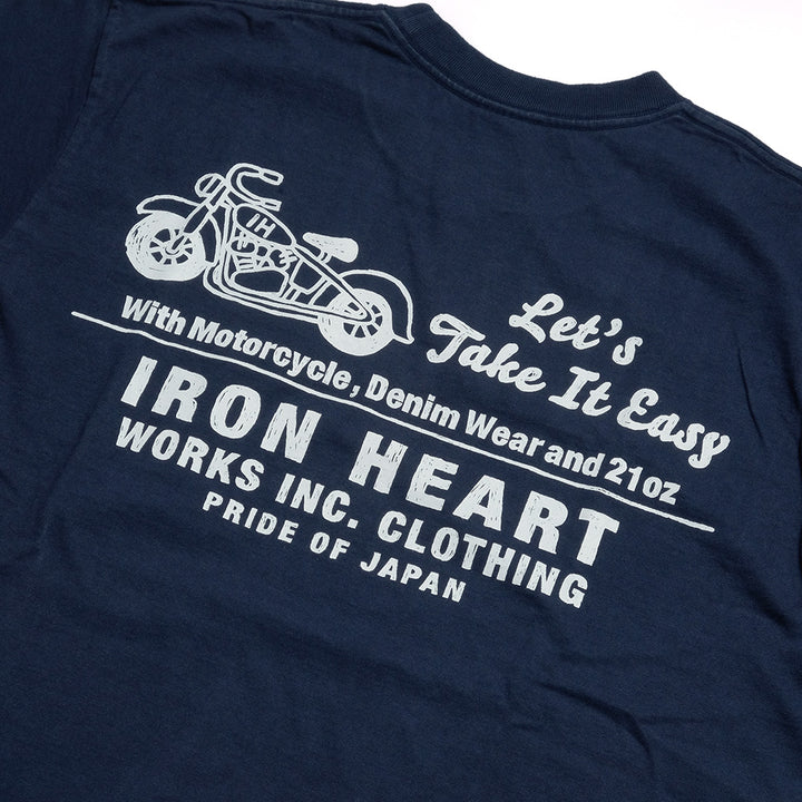 IRON HEART - 7.5oz HEAVY BODY PRINT TEE - Old Sign柄 - IHT-2404