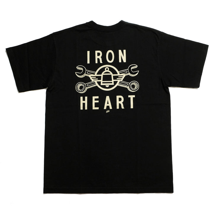 IRON HEART - 7.5oz HEAVY BODY PRINT TEE - クロスレンチ柄 - IHT-2406