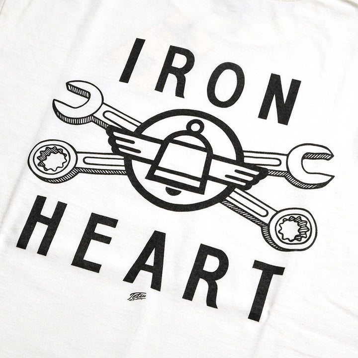 IRON HEART - 7.5oz HEAVY BODY PRINT TEE - クロスレンチ柄 - IHT-2406