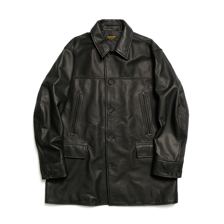 A VONTADE - Leather Car Coat- RD-0106-24