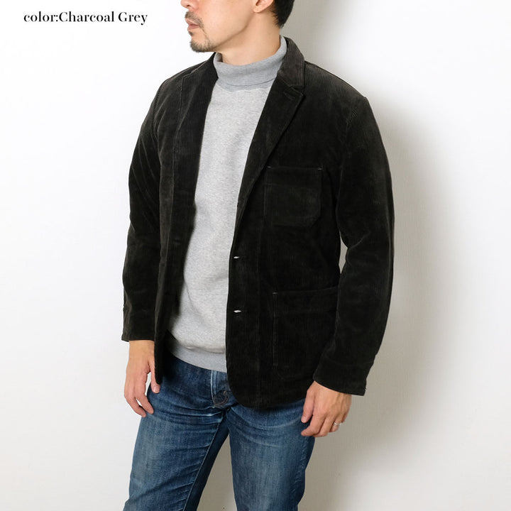 Burgus Plus Wide Wale Corduroy 3BTN Jacket BP17901-2