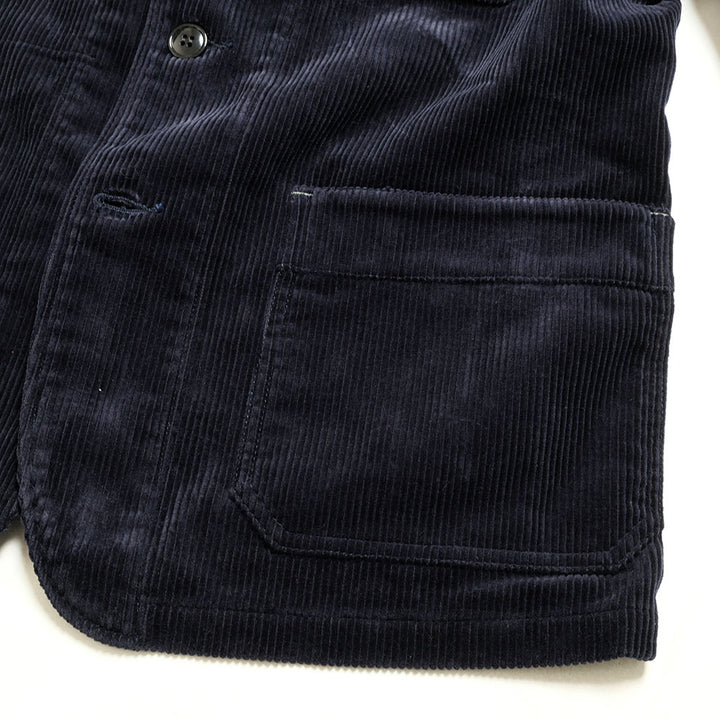BURGUS PLUS - Wide Wale Corduroy 3BTN Jacket - BP25901