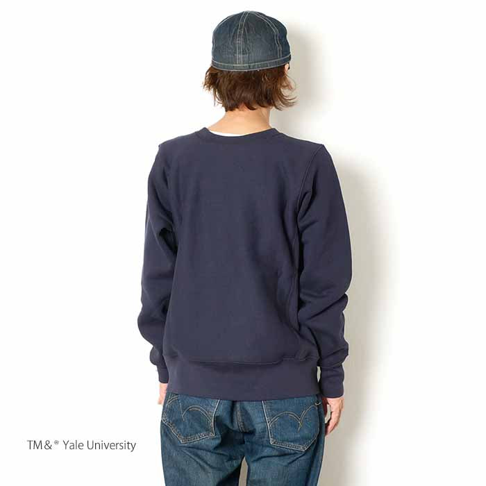 Champion - REVERS WEAVE CREW NECK SWEATSHIRT - YALE - C5-A004
