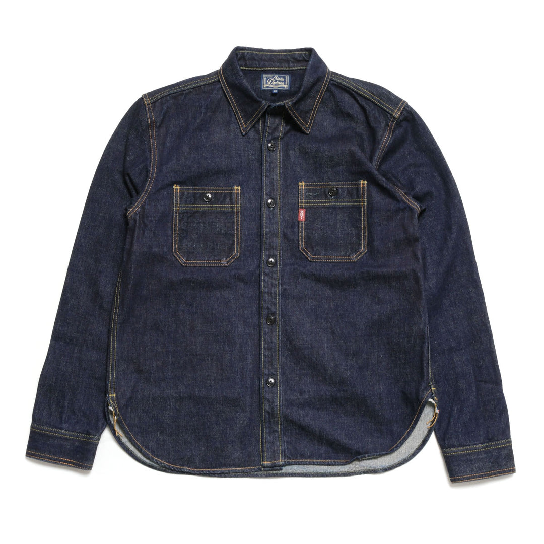 STUDIO D’ARTISAN & SA. - 14oz. DENIM WORK SHIRT - D5335
