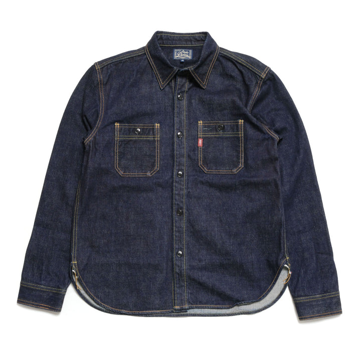 STUDIO D’ARTISAN & SA. - 14oz. DENIM WORK SHIRT - D5335