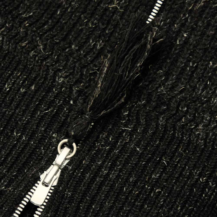 OLD JOE BRAND - BLENDED KENPI ZIP SWEATER - 252OJ-KN02