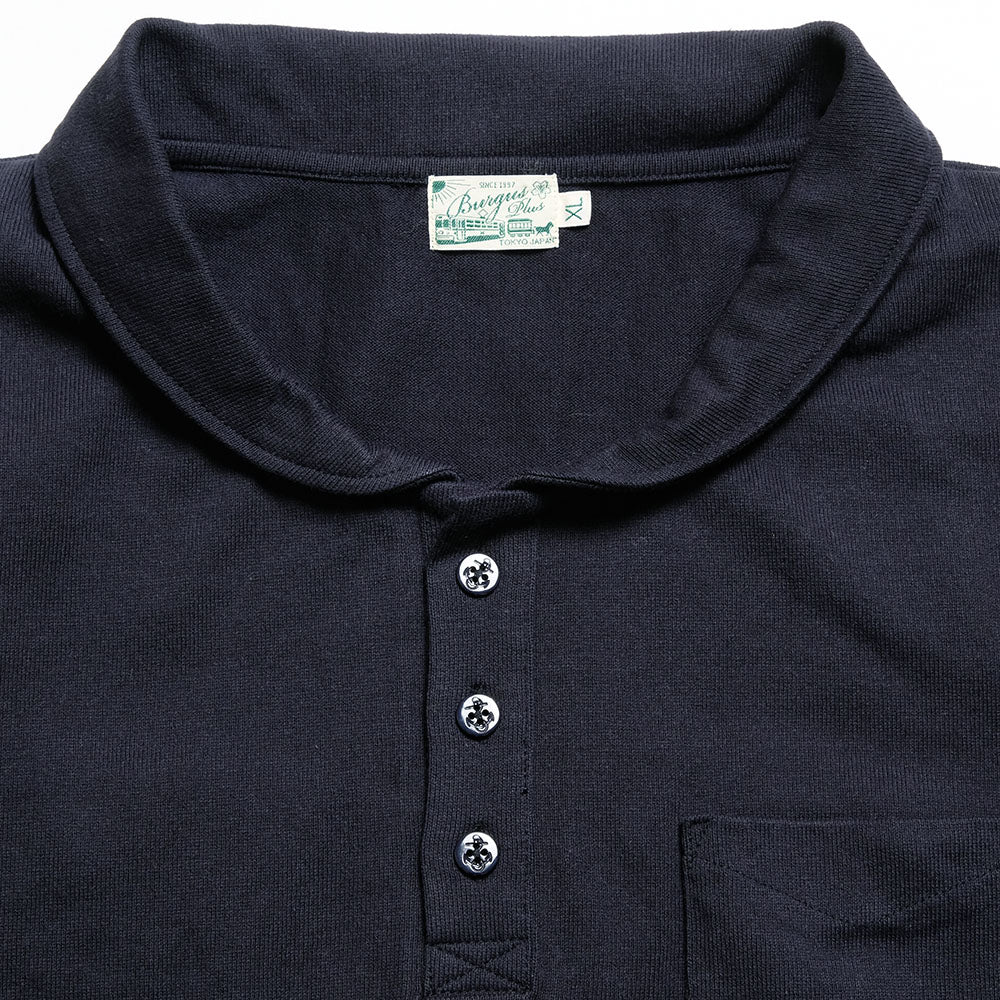 BURGUS PLUS - Shawl Collar Polo Shirt - HBP-011A