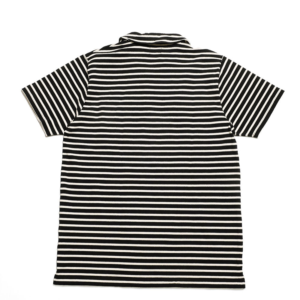 BURGUS PLUS - Shawl Collar Border Polo Shirt - HBP-011BD