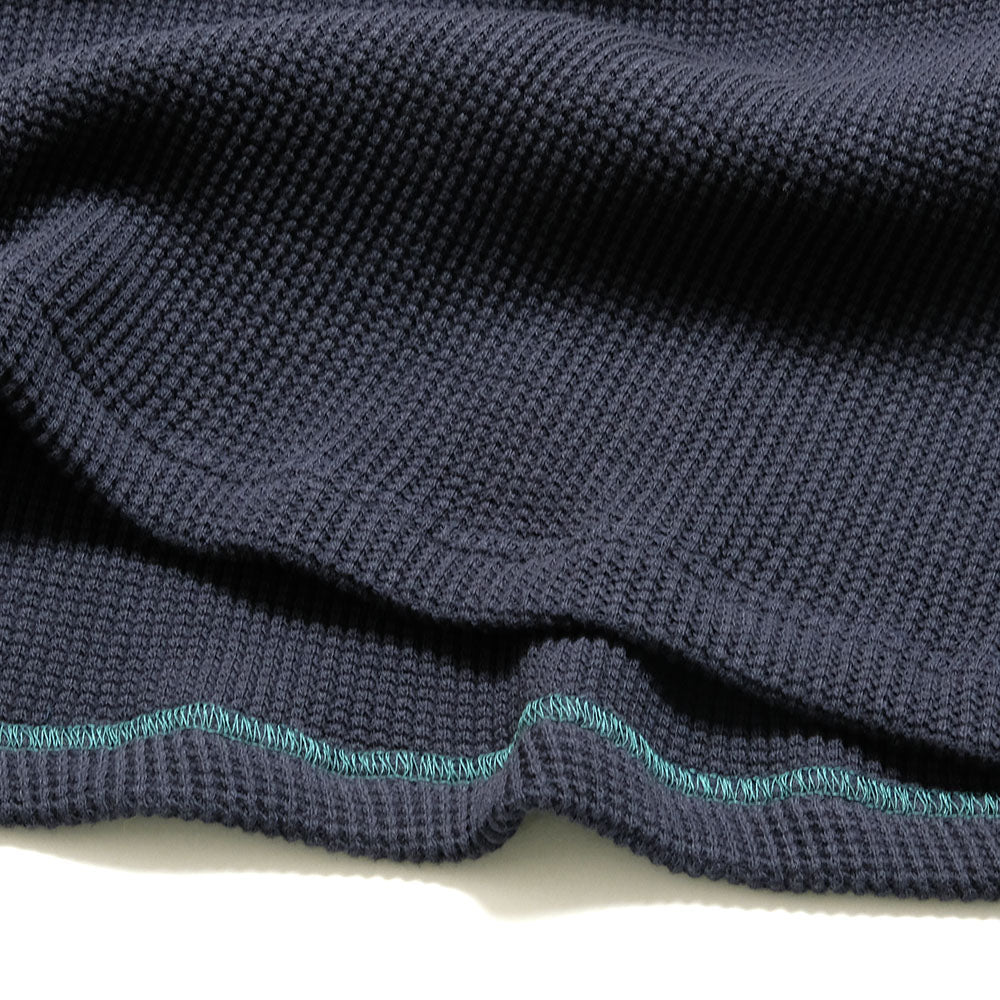 BURGUS PLUS - L/S Turtle Neck Waffle Tee - HBP-015TN