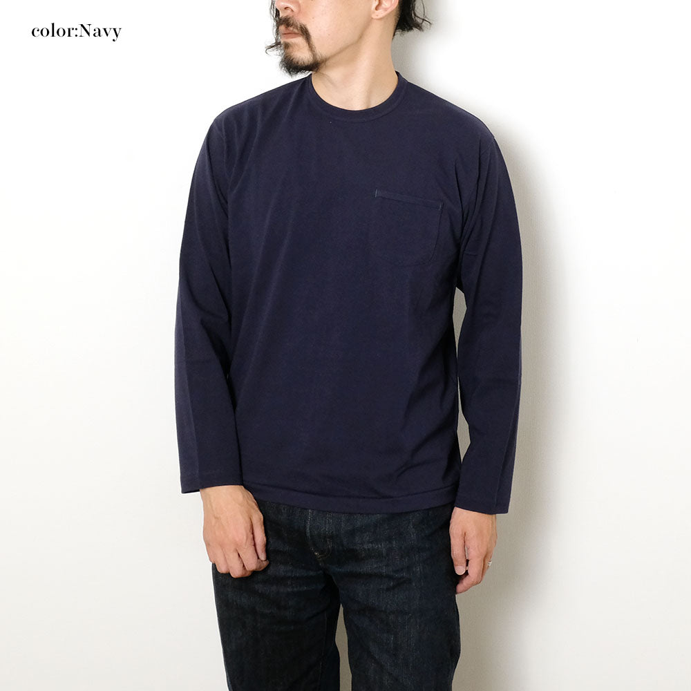 BURGUS PLUS - L/S Pocket T-Shirt - HBP-021B