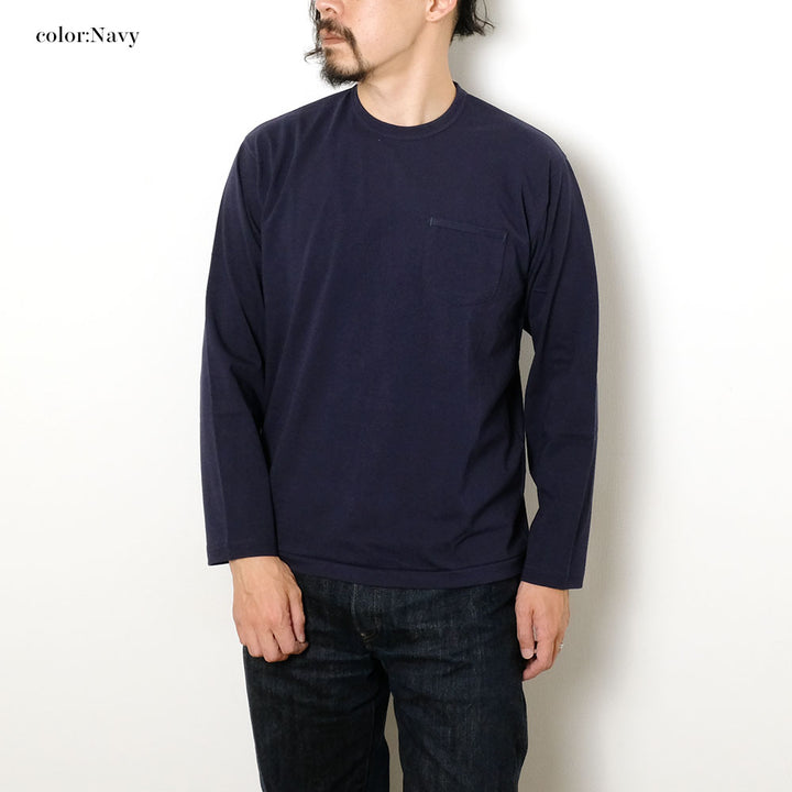 BURGUS PLUS - L/S Pocket T-Shirt - HBP-021B