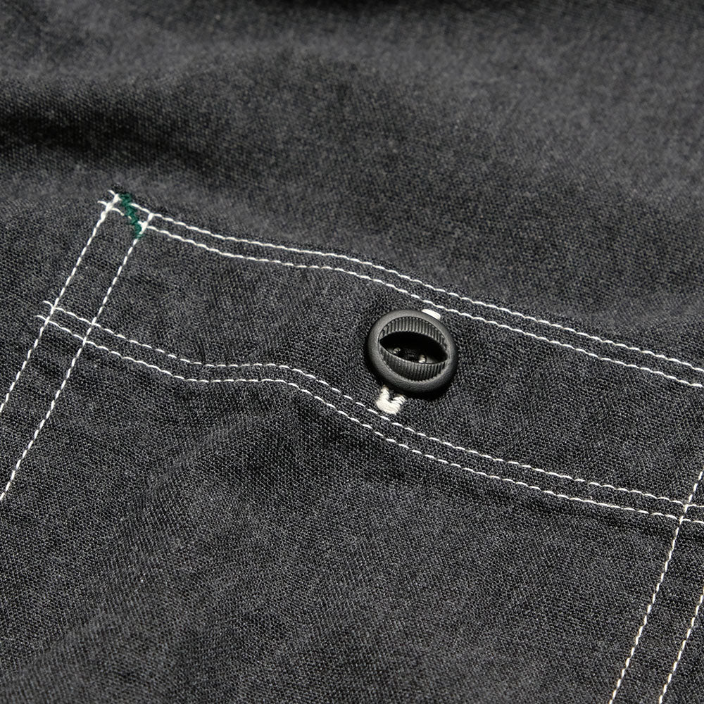 BURGUS PLUS - Beta Chambray Work Shirt - Heather Gray - HBP-300CHB