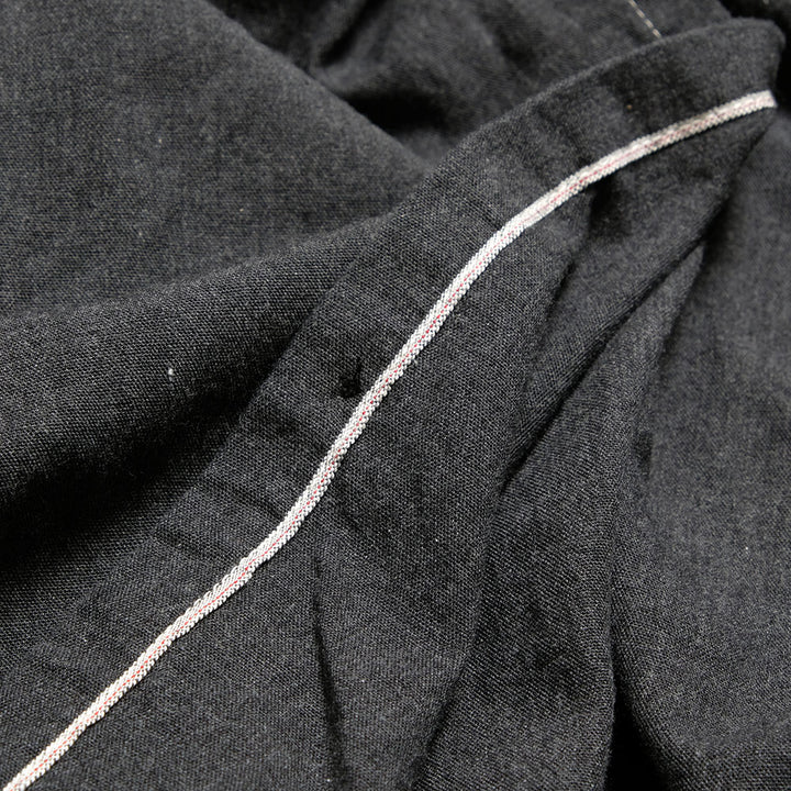 BURGUS PLUS - Beta Chambray Work Shirt Wide Silhouette - Heather Gray - HBP-300CHBWD