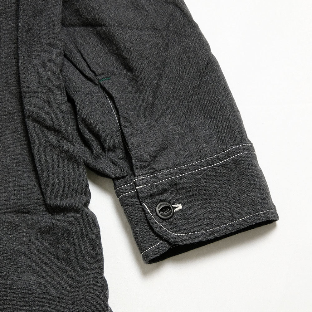 BURGUS PLUS - Beta Chambray Work Shirt Wide Silhouette - Heather Gray - HBP-300CHBWD