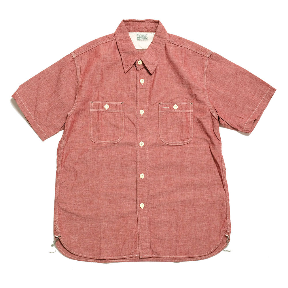 Burgus Plus - S/S Chambray Work Shirt - HBP-300CHS