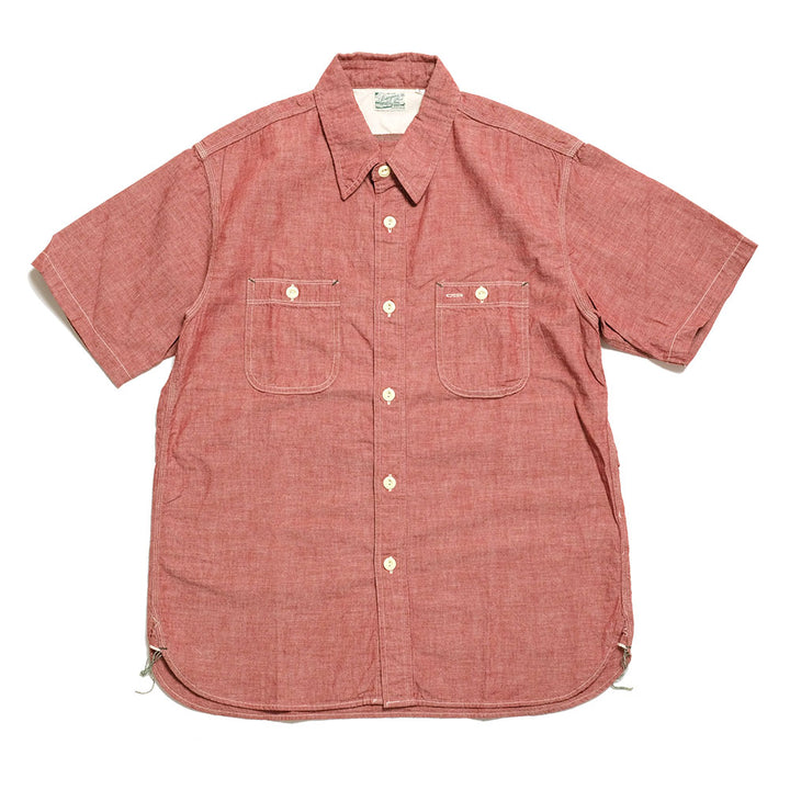 Burgus Plus - S/S Chambray Work Shirt - HBP-300CHS